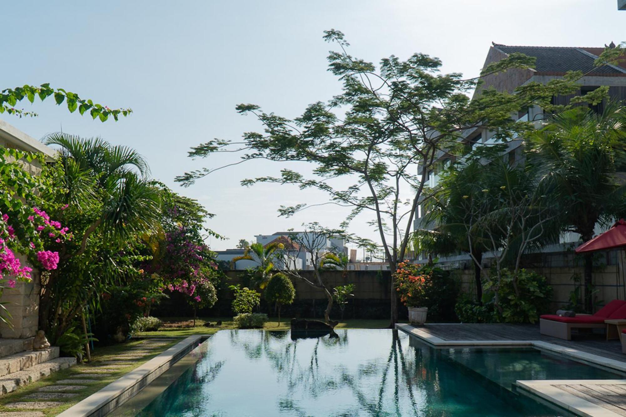 Villa Manggala - 13 Mins Walk To Berawa Beach Canggu Kültér fotó